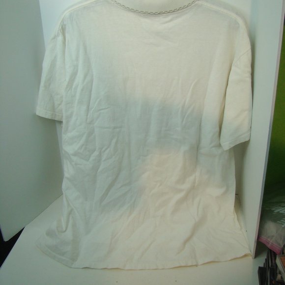 Natalie Golf Tee Shirt Large Golf Club Christmas red white green Short Sleeve - Picture 9 of 9